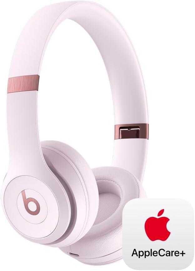 imageBeats Solo 4 Wireless OnEar Bluetooth Headphones Up to 50Hour Battery Life UltraLightweight Comfort Powerful and Balanced Sound Apple ampamp Android Compatible Amazon Exclusive Metallic PinkCloud Pink