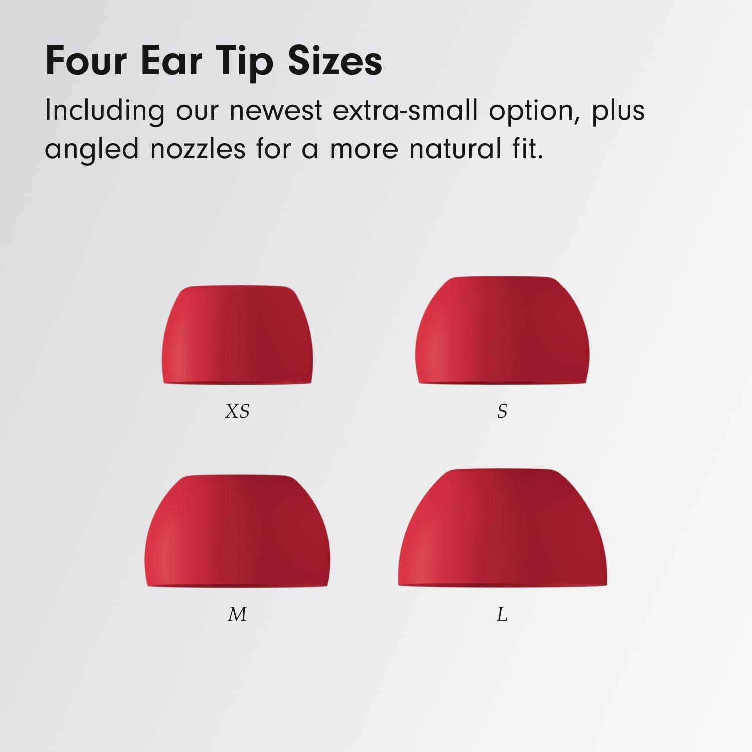 imageBeats Solo Buds Wireless Bluetooth Earbuds 18 Hours of Battery Life Apple ampamp Android Compatibility Builtin Microphone Matte BlackTransparent Red