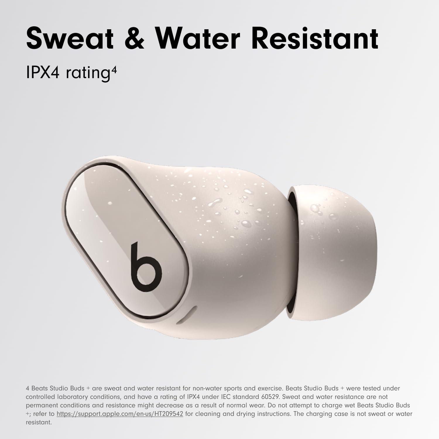 imageBeats Studio Buds True Wireless Noise Cancelling Earbuds Enhanced Apple ampamp Android Compatibility Builtin Microphone Sweat Resistant Bluetooth Headphones Spatial Audio BlackGoldIvory