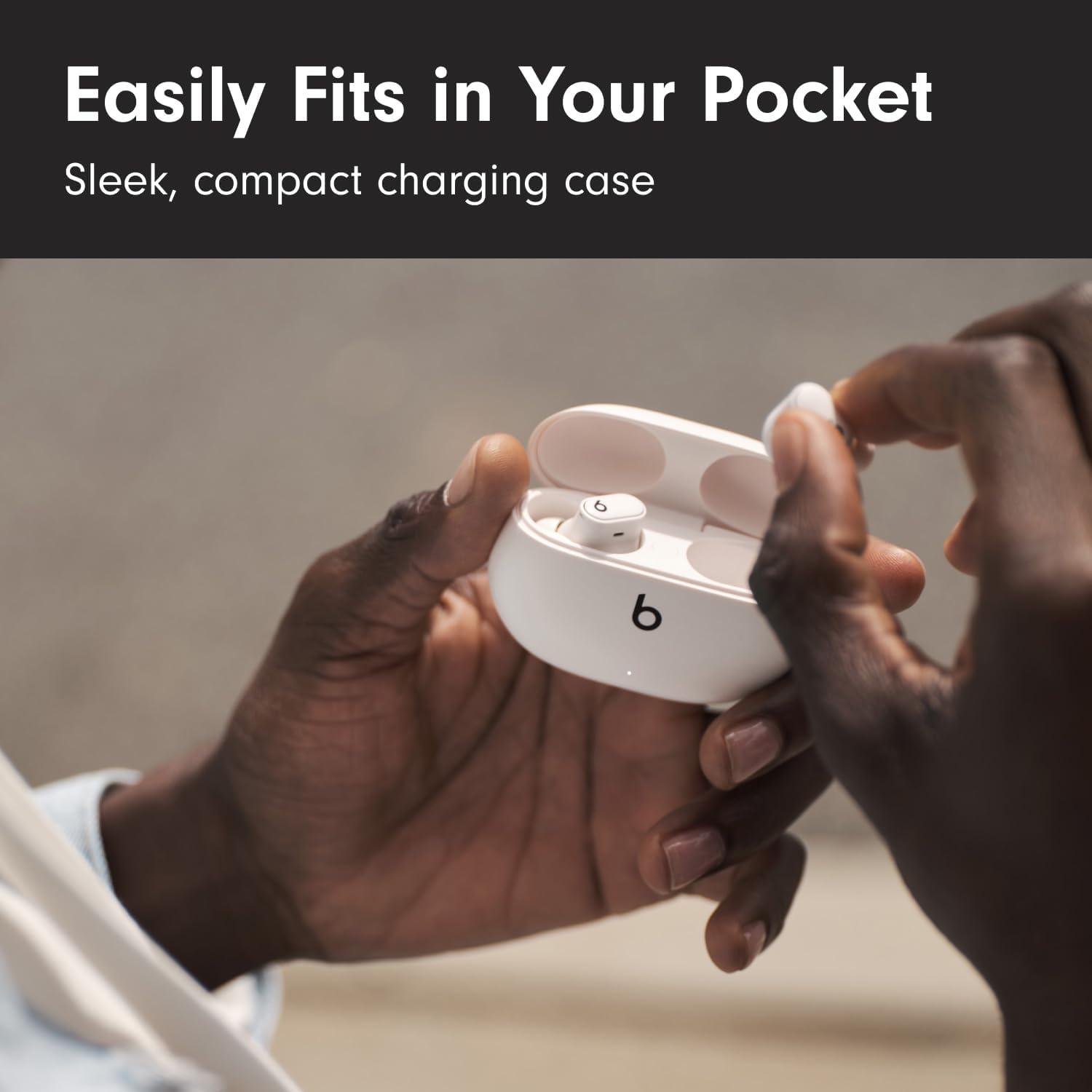 imageBeats Studio Buds True Wireless Noise Cancelling Earbuds Enhanced Apple ampamp Android Compatibility Builtin Microphone Sweat Resistant Bluetooth Headphones Spatial Audio BlackGoldIvory