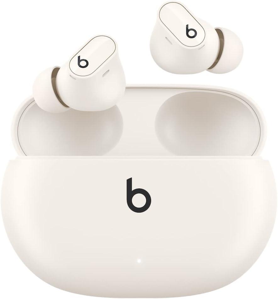 imageBeats Studio Buds True Wireless Noise Cancelling Earbuds Enhanced Apple ampamp Android Compatibility Builtin Microphone Sweat Resistant Bluetooth Headphones Spatial Audio BlackGoldIvory