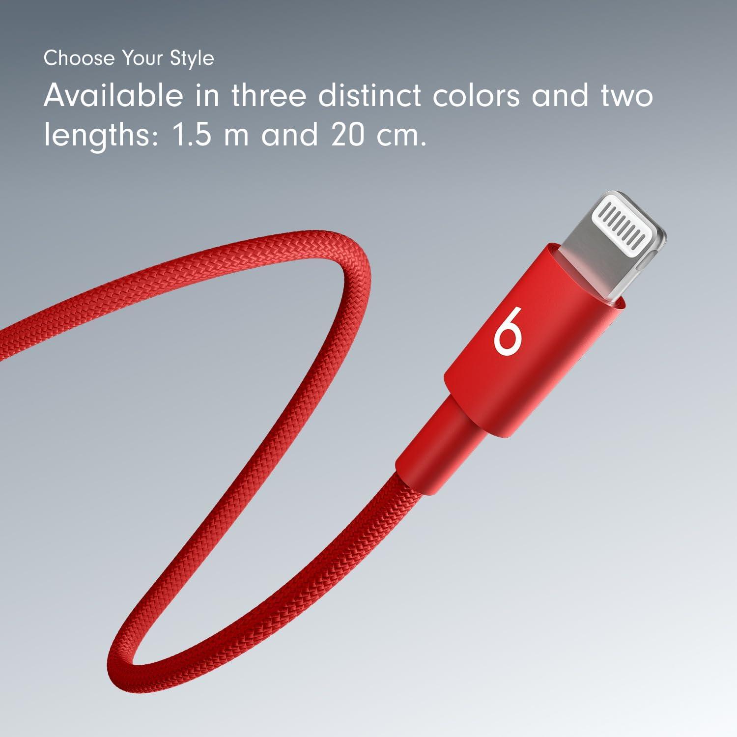 imageBeats USBA to USBC Woven Cable Fast Charging Durable and TangleFree Design Compatible Charger for Apple ampamp Android Devices 15 m 5 ft Rapid RedRapid Red