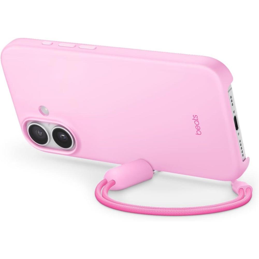 imageBeats iPhone 17 Pro Max Kickstand Case with MagSafe ampamp Camera Control Built in Stand ampamp Lanyard Matte Finish with Microfiber Lining Granite GrayPebble Pink