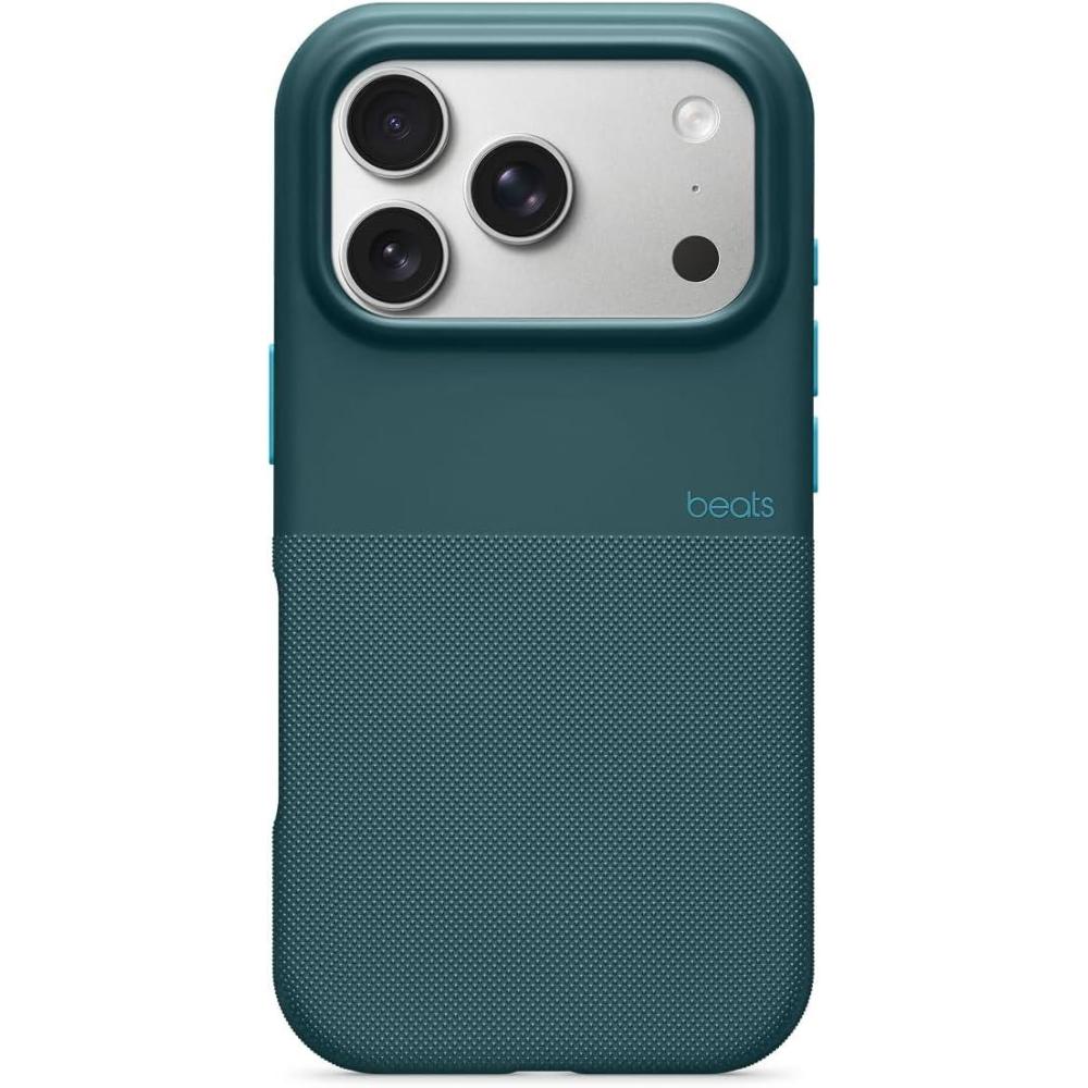 imageBeats iPhone 17 Pro Rugged Case with MagSafe ampamp Camera Control Scratch ampamp Drop Tested Matte Texture with Microfiber Lining Sierra OrangeRocky Blue