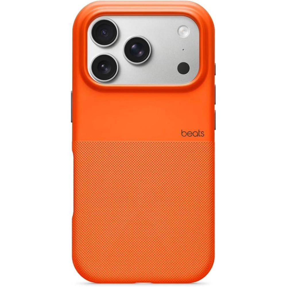 imageBeats iPhone 17 Pro Rugged Case with MagSafe ampamp Camera Control Scratch ampamp Drop Tested Matte Texture with Microfiber Lining  Sierra OrangeSierra Orange