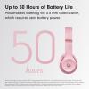 Beats Solo 4 – Wireless On-Ear Bluetooth Headphones, Up to 50-Hour Battery Life, Ultra-Lightweight Comfort, Powerful and Balanced Sound, Apple & Android Compatible – Amazon Exclusive Metallic Pink(Metallic Pink)