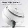 Beats Studio Pro Bluetooth Noise Cancelling Headphones with Apple 20W USB-C Power Adapter – Matte White