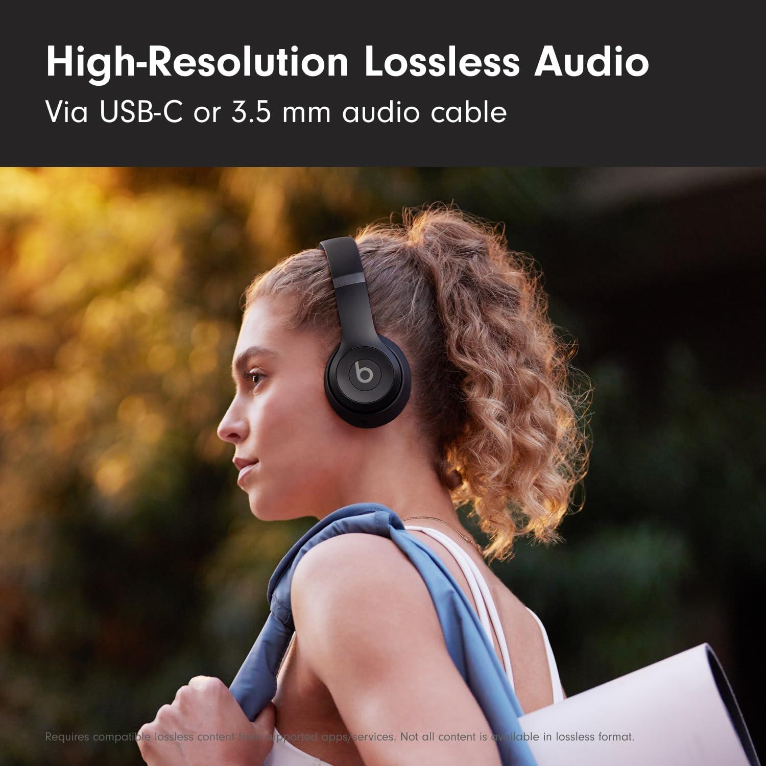 imageBeats Solo 4 Wireless Headphones with 20W Power Adapter Black amp GoldMatte Black