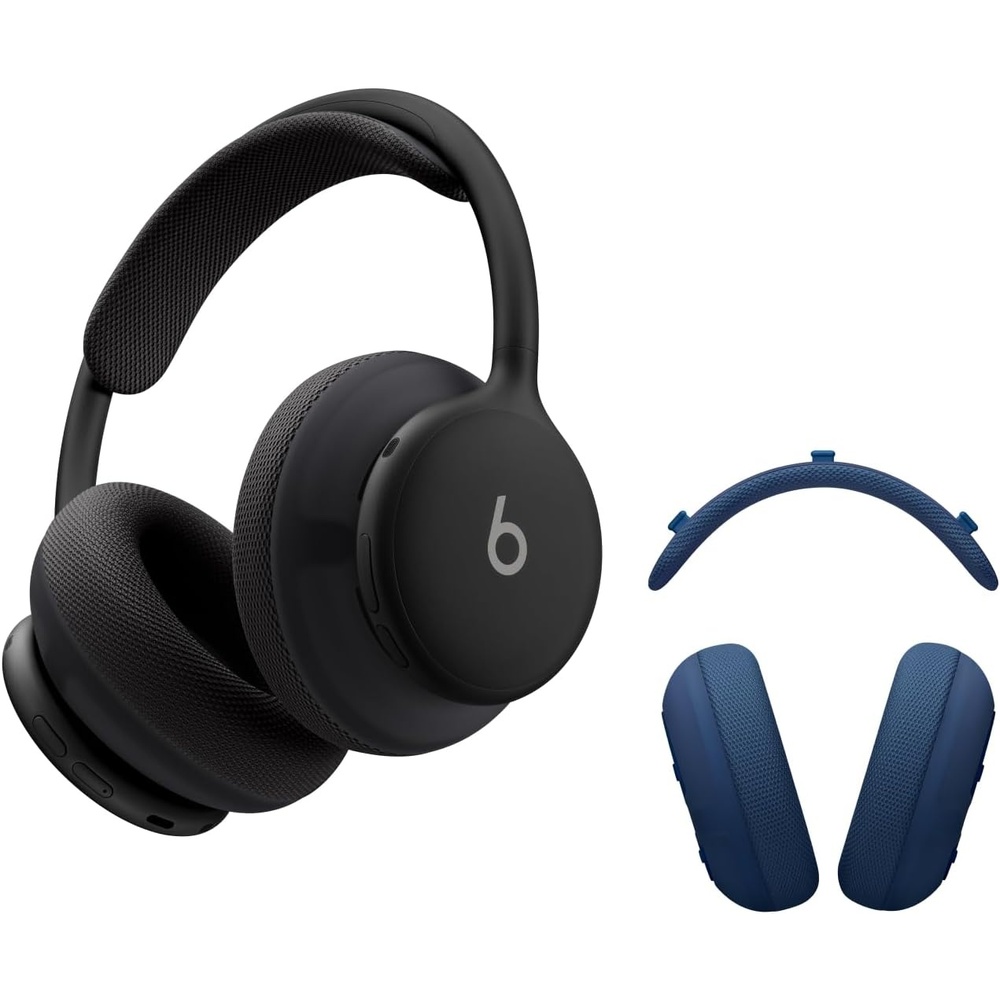 image:imageBeats 360  Black OverEar Headphones with Navy Performance Knit Cushions