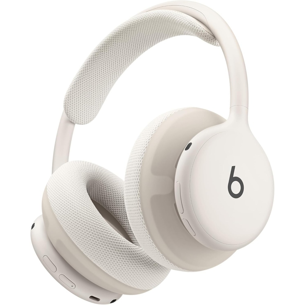 image:imageBeats 360 OverEar Headphones with Interchangeable Cushions Sweat amp Water Resistance and Noise Cancellation Black with Black Performance Knit CushionsCloud