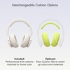 Beats 360 — Over-Ear Headphones with Interchangeable Cushions, Sweat & Water Resistance and Noise Cancellation — Black with Black Performance Knit Cushions(Cloud)